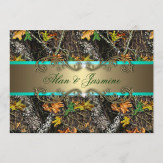 Invitations formelles 5x7 de mariage de Camo