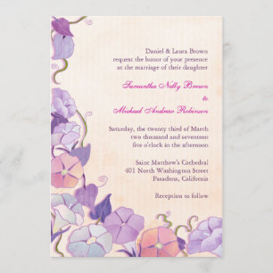 Invitations formels élégants de mariage