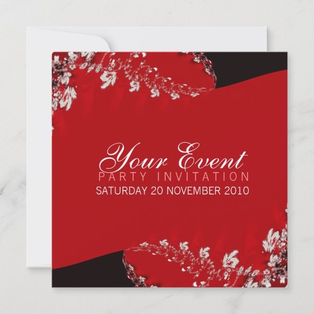 Invitations fractales de la bactérie Wisteria (Devant)