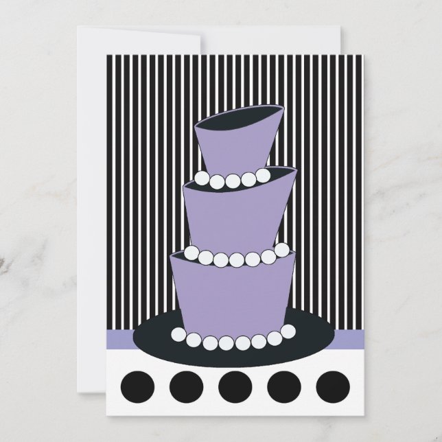 Invitations funky 16e anniversaire de fête (Devant)