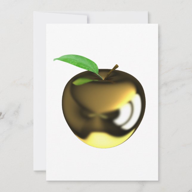 Invitations Gold Apple (Devant)