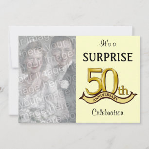 Invitations Golden (50e) Anniversary Party