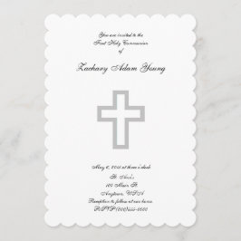 Invitations "Grey Cross"
