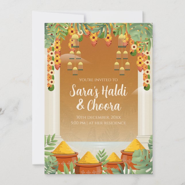 Invitations haldi Digital Choora invitations (Devant)