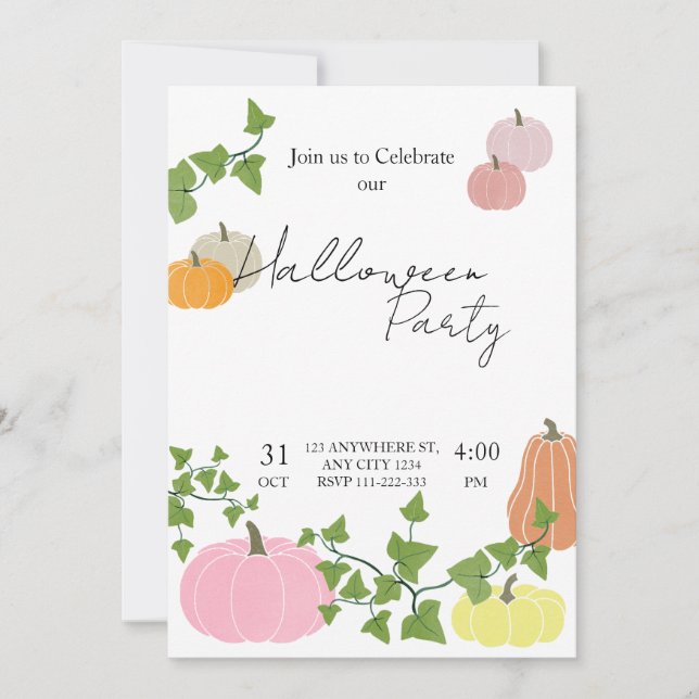 INVITATIONS HALLOWEEN (Devant)