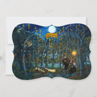 Invitations Halloween Horseman Party sans tête