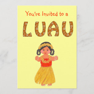 Invitations hawaïennes de partie de ~ de Luau
