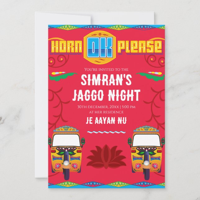 Invitations Jaggo et invitations Jago numérique (Devant)