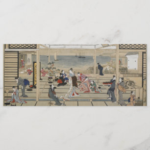 Invitations japonaises de l'art d'Utamaro