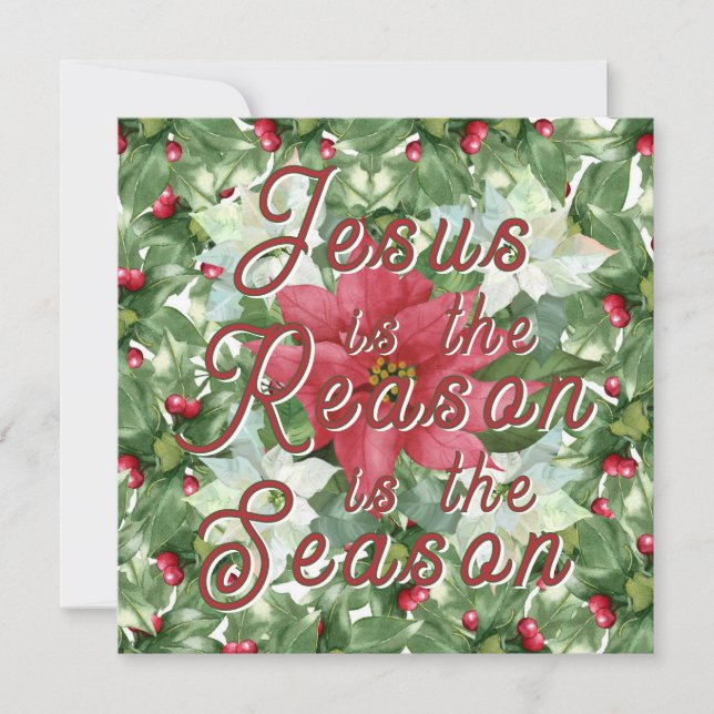 Invitations - Jésus est la Raison (Devant)