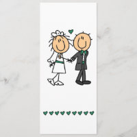 Invitations juste mariées
