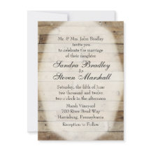 Invitations mariages campagnards