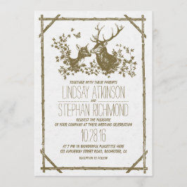 Invitations mariages campagnards rustiques avec ce