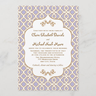 Invitations Marocaines Marocaines Claires Purple G