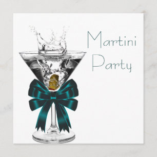 Invitations Martini Glass Martini Party