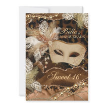 Invitations Masquerade Anniversaire