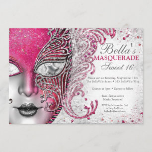 Invitations Masquerade Anniversaire