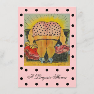 Invitations mignonnes de point de polka de Fête de