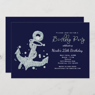 Invitations nautiques de FÊTE D'ANNIVERSAIRE