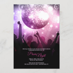 Invitations nocturnes de Prom