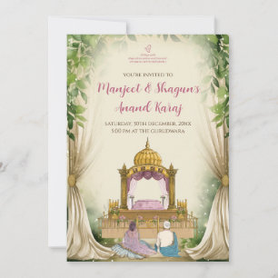 Invitations numériques Anand Karaj Cartes d'invita