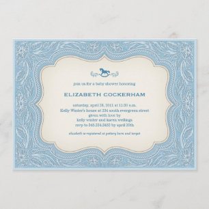 Invitations occidentales de baby shower de cowboy