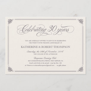 Invitations officielles du 30e anniversaire
