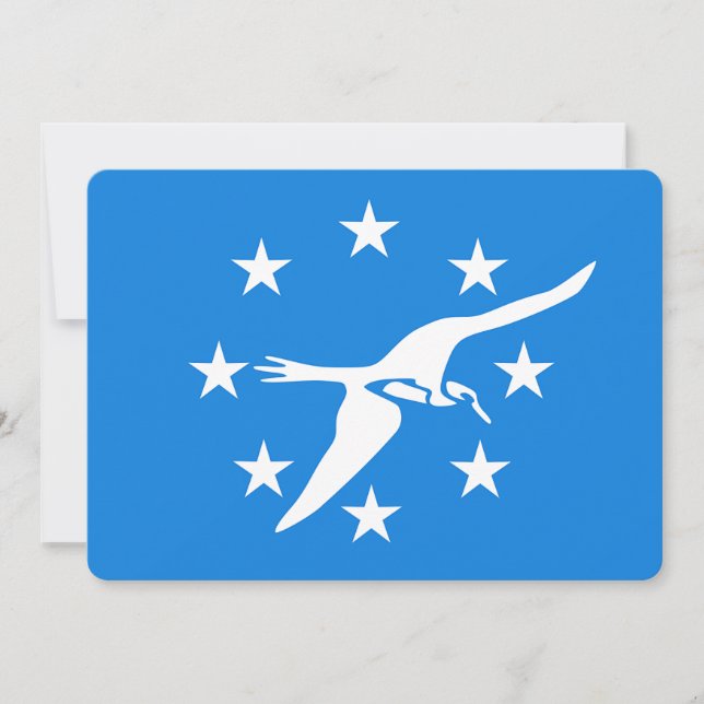 Invitations patriotiques avec Drapeau du Corpus Ch (Devant)