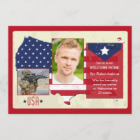 Invitations patriotiques de photo des Etats-Unis