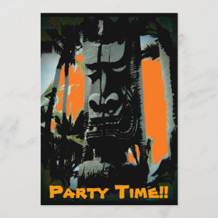 Invitations personnalisables pour le thème Hawaii 