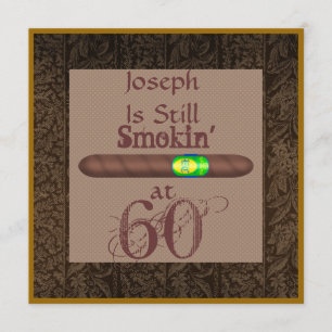 Invitations personnalisées de cinquantenaires masc