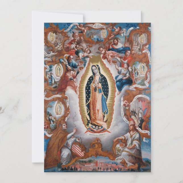 Invitations personnalisées de l'art "Vierge de Gua (Devant)