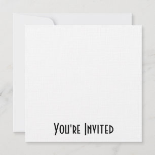 Invitations personnalisés - Concevez votre propre
