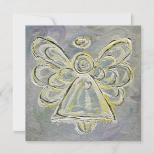 Invitations personnalisés White Guardian Angel ou 