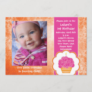 Invitations photo Cupcake