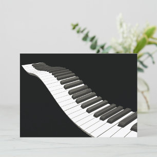 Invitations Piano Keys