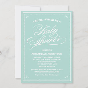 Invitations pour bébé