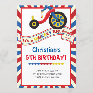 Invitations pour la fête d'anniversaire de Big Whe