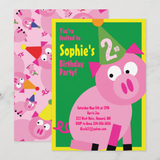 Invitations pour la fête d'anniversaire de l'anima