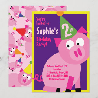 Invitations pour la fête d'anniversaire de l'anima