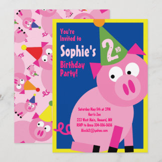 Invitations pour la fête d'anniversaire de l'anima