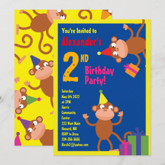 Invitations pour la fête d'anniversaire de l'anima