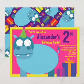 Invitations pour la fête d'anniversaire des enfant