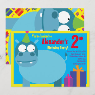 Invitations pour la fête d'anniversaire des enfant
