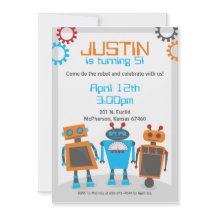 Invitations pour la fête d'anniversaire des enfant