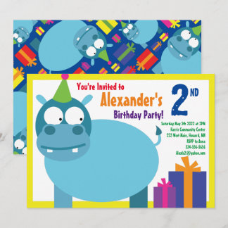 Invitations pour la fête d'anniversaire des enfant