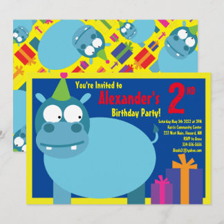 Invitations pour la fête d'anniversaire des enfant