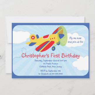 Invitations pour la fête d'anniversaire du petit p