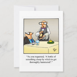 Invitations pour la fête de l'Humour du vin amusan