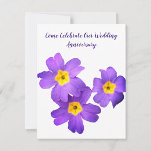 Invitations pour l'anniversaire du mariage